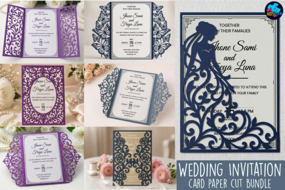 Download Wedding Invitation SVG Bundle - Premium Resources