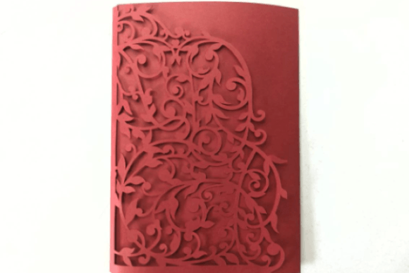 Download Wedding Swirls Fold Pocket Card - Swirls Collection