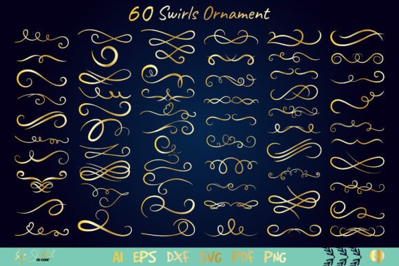Download Vintage Swirls Ornament - Swirls Collection